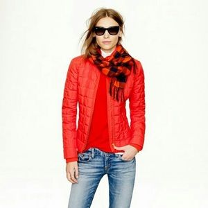❤️J.Crew Red XL Snowcap Quilted Puffer Jacket